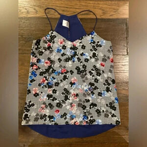 Express Floral Blouse Tank- size Small